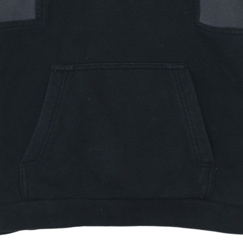Nike Boys Black & Grey Pullover Hoodie XL (158-170cm) Fleece Logo Sweatshirt
