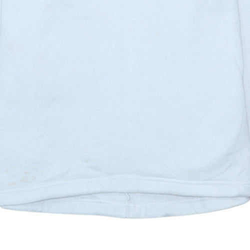 Adidas Women White 1/2 Zip Pullover Sweatshirt UK 14