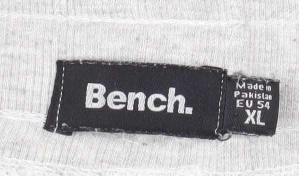 Bench Men's Grey Jogger Trousers XL Regular Fit Casual Activewear