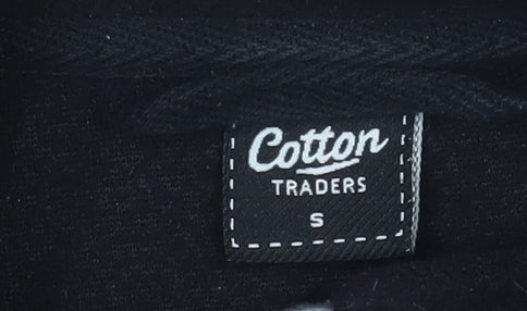 Cotton Traders Men's Black Checked Fleece Jacket Size S