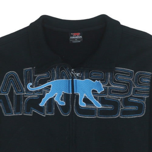 Airness Men's Black XL Full Zip Graphic Sweatshirt
