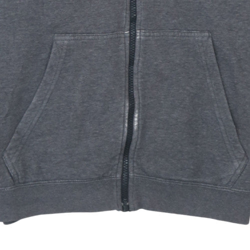 Nike Men's Grey Full Zip Hoodie Small Fleece Sportswear