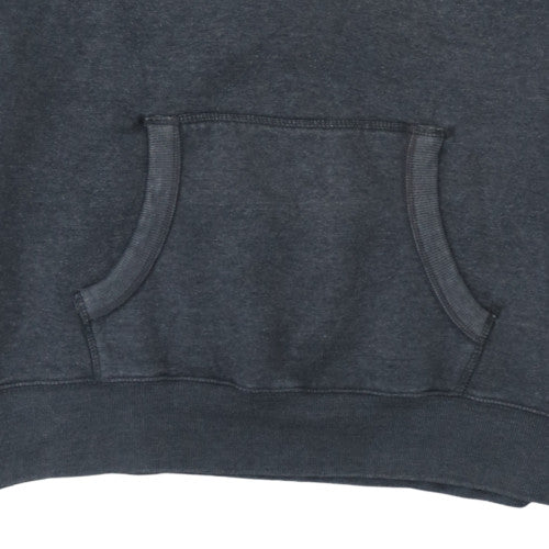 Lee Cooper Men's Black 2XL Pullover Fleece Hoodie