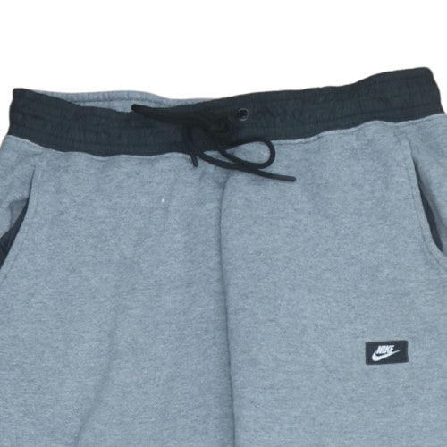 Nike Men's Grey Jogger Sweatpants M Regular Fit Fleece Trousers