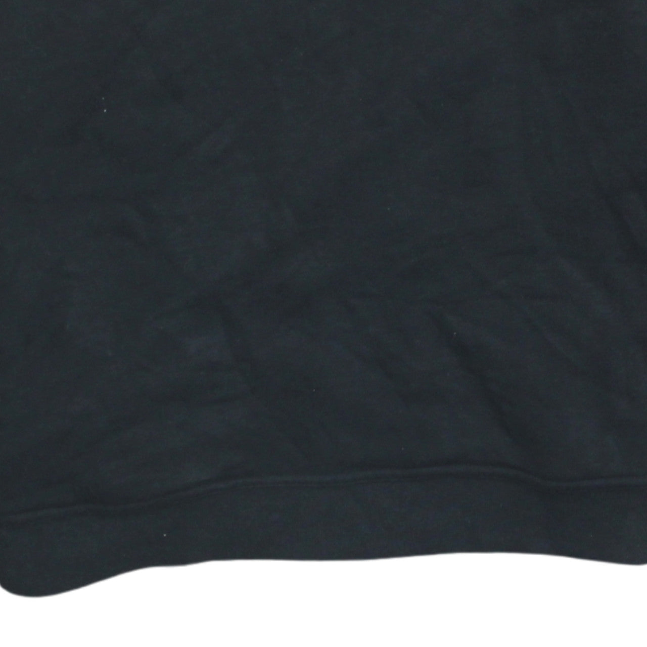 Nike Women Black Pullover Sweatshirt Medium Cotton Blend Logo Crew Neck