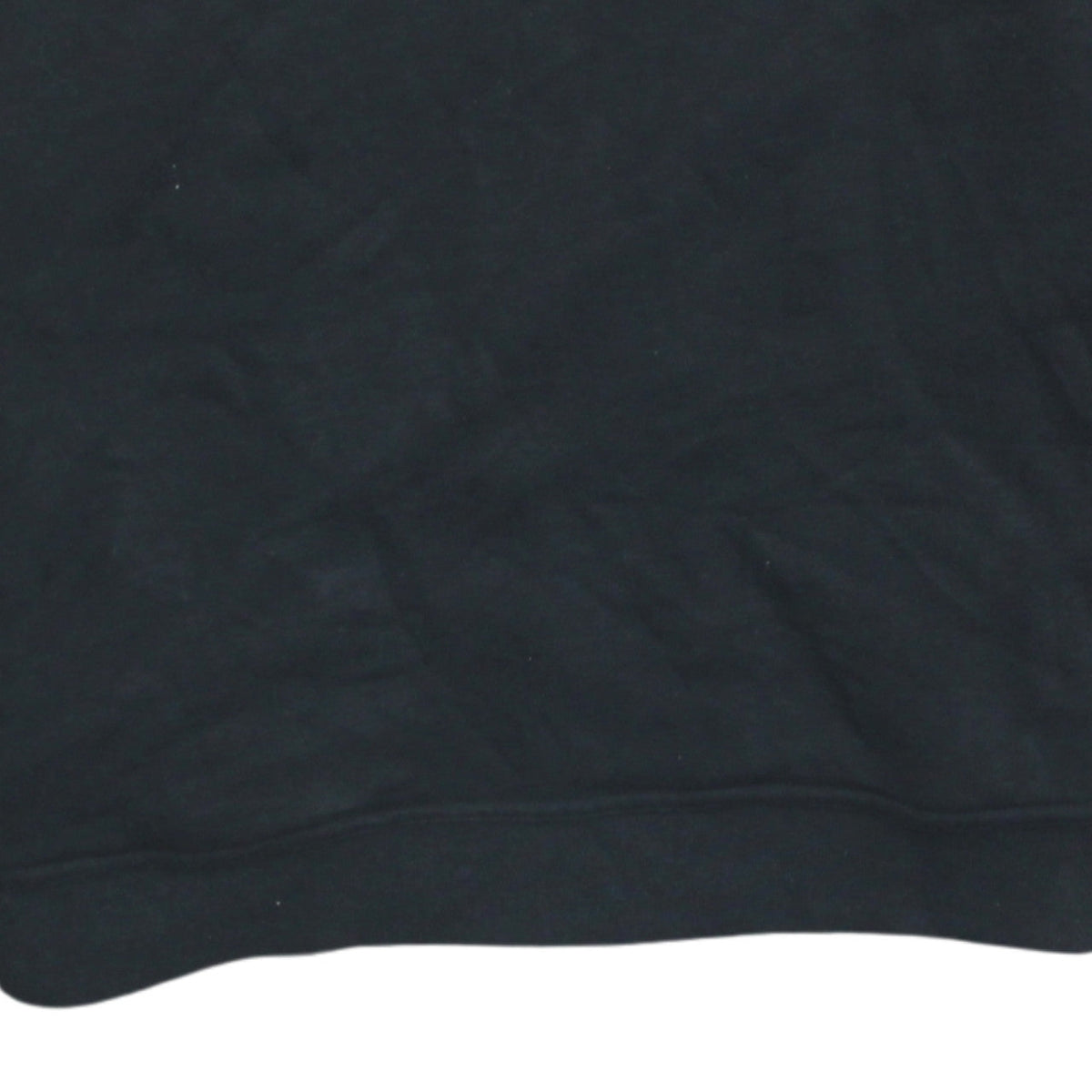 Nike Women Black Pullover Sweatshirt Medium Cotton Blend Logo Crew Neck