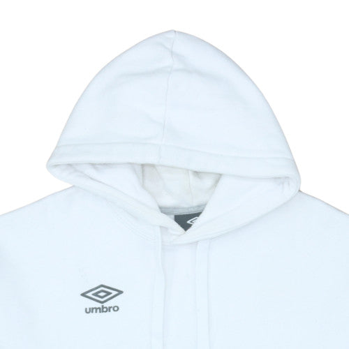 Umbro Men's Beige White Grey Pullover Hoodie M Regular Fit