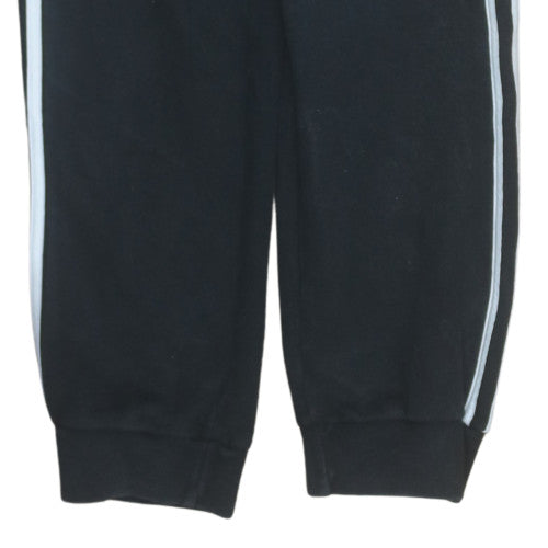 Adidas Men's Black Jogger Trousers S Regular Fit Fleece