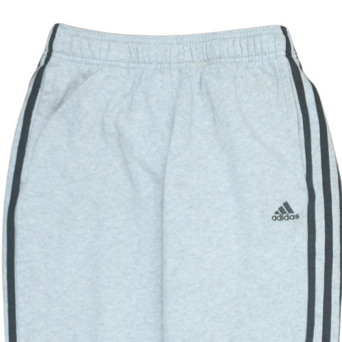 Adidas Boys Grey Jogger Trousers 13-14 Years Elastic Waist Fleece Sportswear