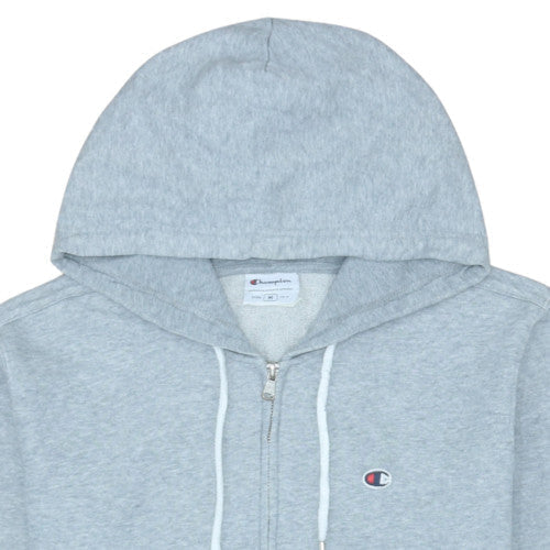 Champion Men's Grey Full Zip Hoodie M Regular Fit