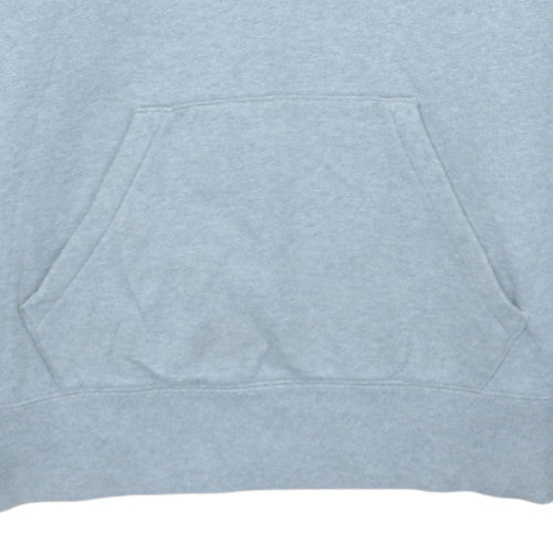 Champion Men's Grey Pullover Hoodie Large Logo Fleece Sweatshirt