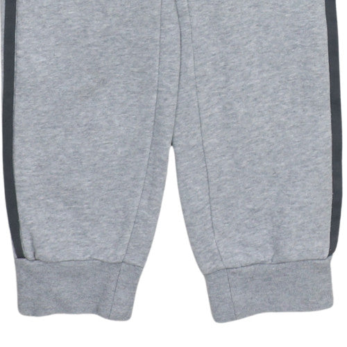 Adidas Men’s Grey XS Jogger Sweatpants with Logo Detail