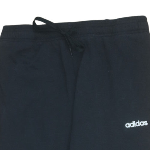 Adidas Womens Black Joggers Size M Drawstring Sweatpants