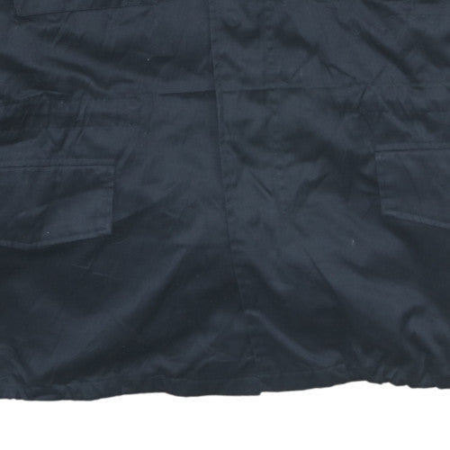 Elutex Mens Black M Hooded Waterproof Parka Jacket Workwear