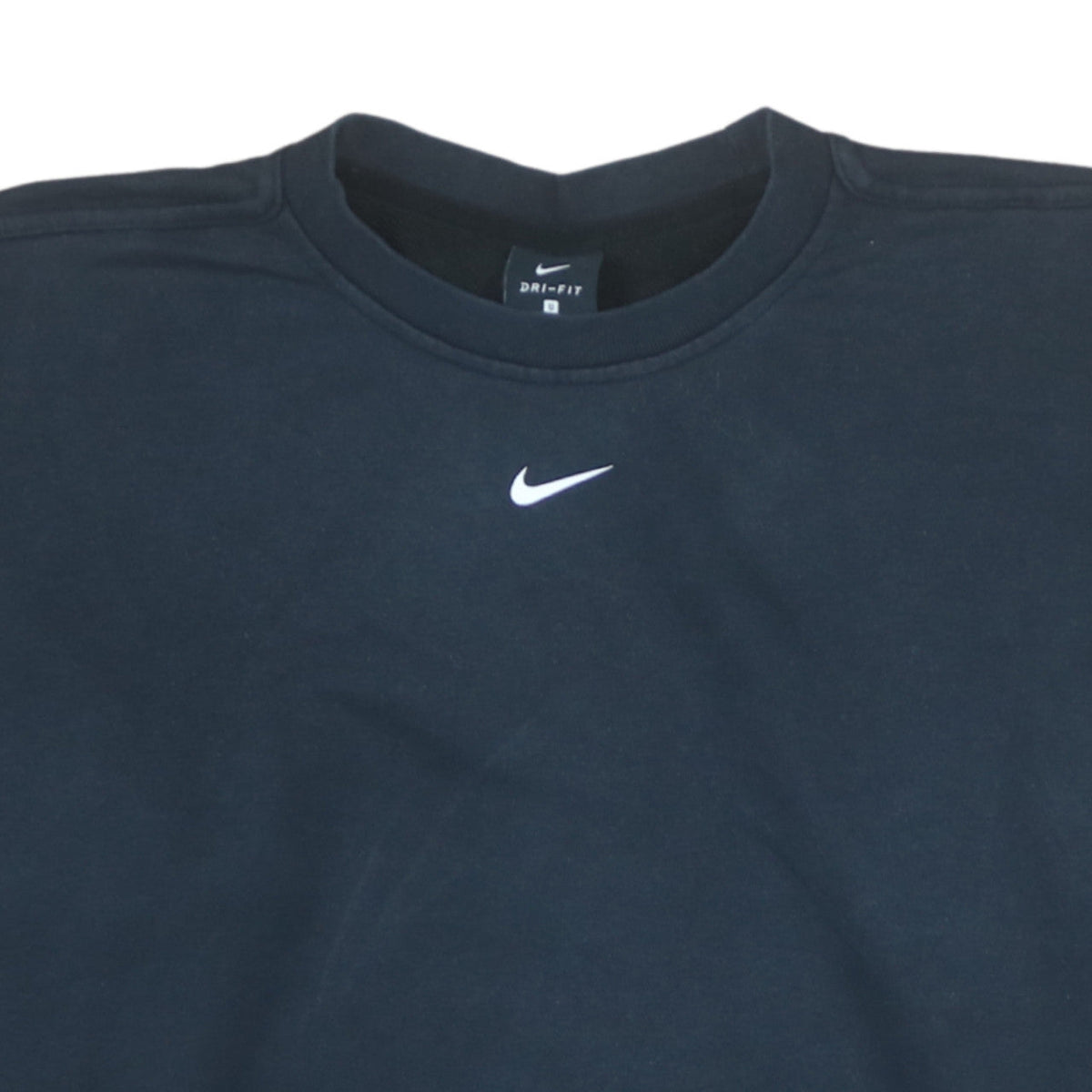 Nike Women Black Dri-FIT Crew Neck Pullover Sweatshirt S