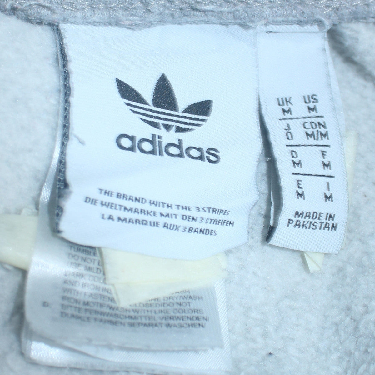 Adidas Mens Grey Jogger Trousers Size M Casual Sportswear
