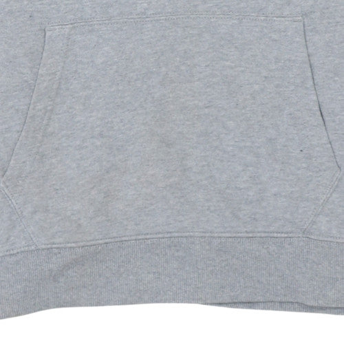 Tommy Jeans Men's Grey Logo Pullover Hoodie Size L Regular Fit