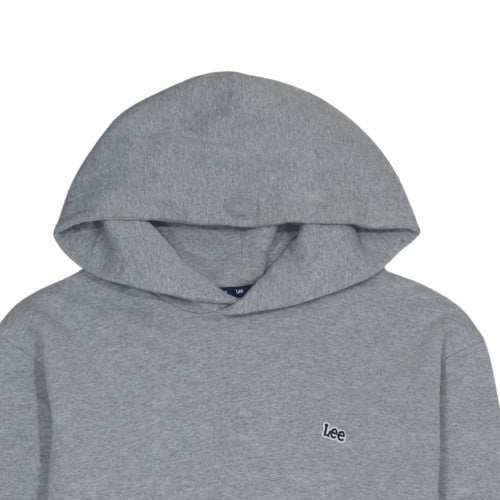 Lee Men’s Grey Pullover Hoodie M Regular Fit Fleece Sweatshirt