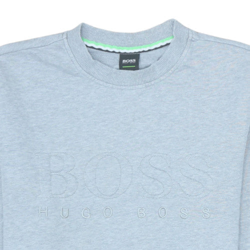Hugo Boss Men's Grey Crew Neck Logo Sweatshirt Size M Pullover