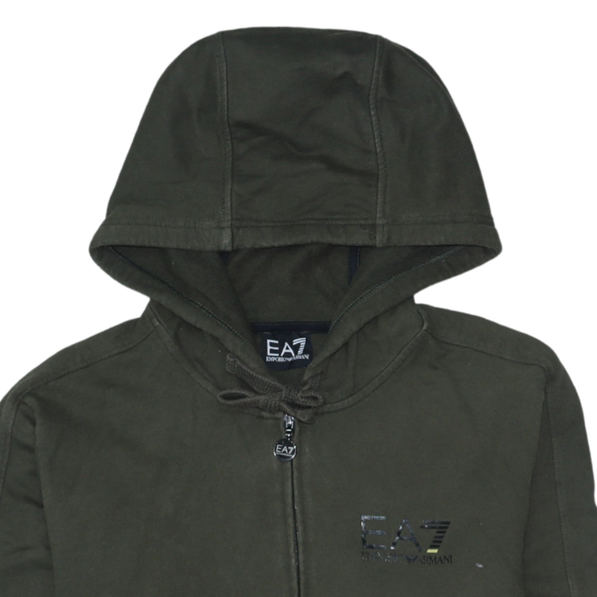 Emporio Armani EA7 Men's Green Full Zip Hoodie Size S