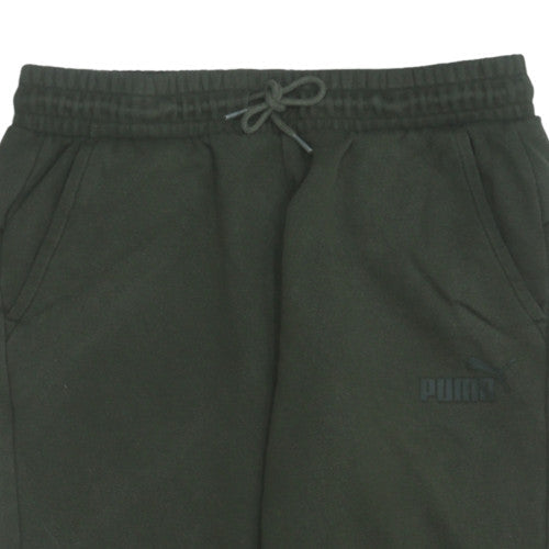 Puma Men's Green Fleece Joggers M Regular Fit Casual Trousers