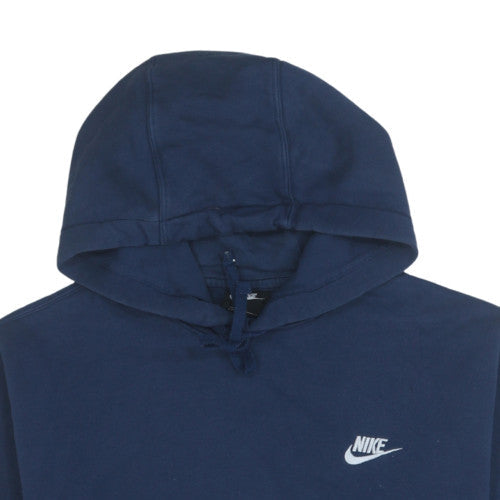 Nike Men's Blue Pullover Hoodie L Fleece Sportswear Sweatshirt