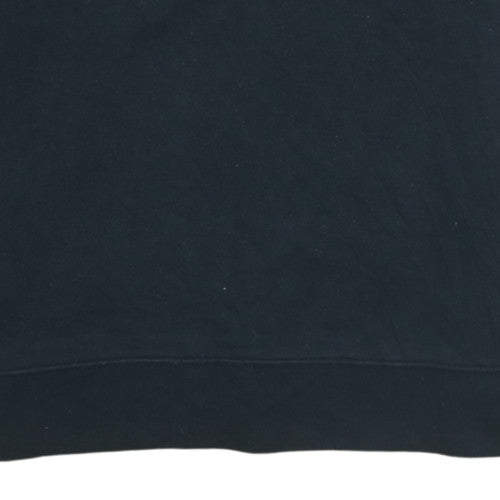 Jordan Boys Black 15-16 Years Pullover Sweatshirt with Logo Embroidery