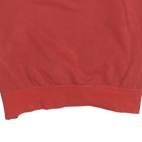 Nike Womens Red Air Crew Neck Pullover Sweatshirt M