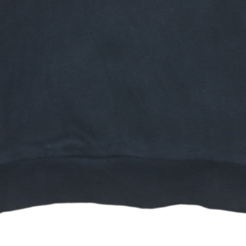 Napapijri Boys Black Pullover Hoodie 10 Years Logo Fleece Sweatshirt
