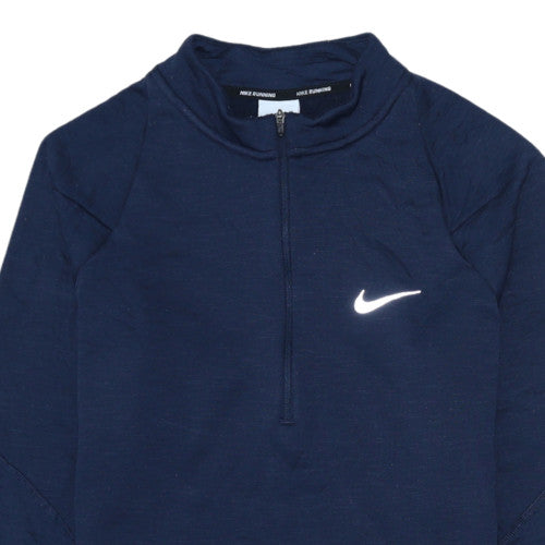 Nike Men's Blue Therma-Fit Half Zip Running Sweatshirt Size M