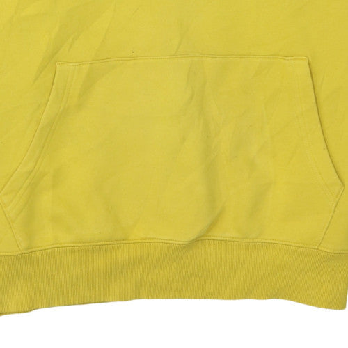 Tommy Jeans Men's Yellow XL Pullover Hoodie with Logo