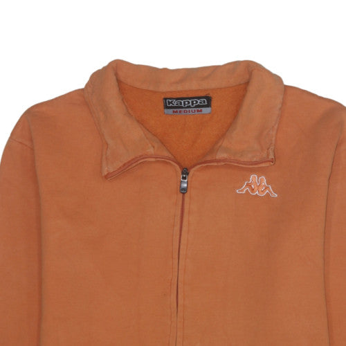 Kappa Men's Brown Full Zip Fleece Sweatshirt Size M Regular