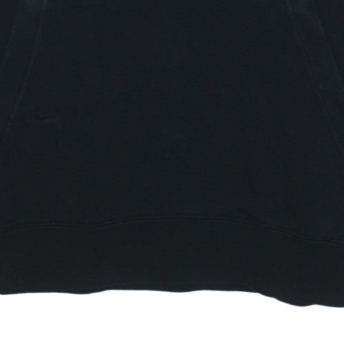 Nike Men's Black Pullover Hoodie L Logo Sports Fleece Sweatshirt