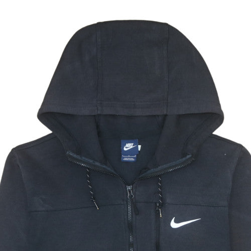 Nike Men's Black Full Zip Hoodie Size L Regular Fit Sportswear