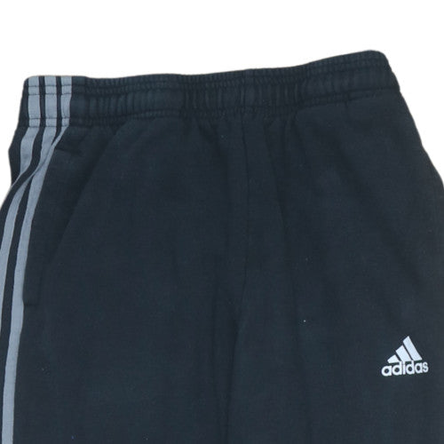 Adidas Boys Black Jogger Trousers 14 Years Fleece Activewear Pants