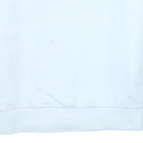 Champion Boys White XL 13-14 Years Logo Crew Neck Sweatshirt
