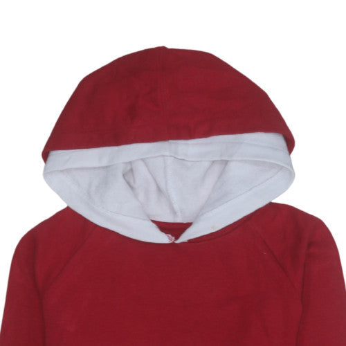 Levi's Boys Red Pullover Hoodie 14 Years Logo Fleece Sweatshirt