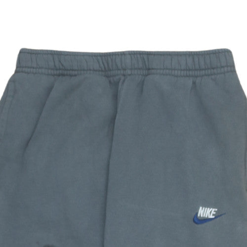 Nike Men's Grey Cotton Fleece Sweatpants S Regular Fit