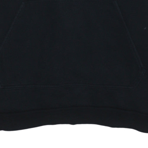 Adidas Men's Black Pullover Hoodie M Regular Fit Sports Fleece