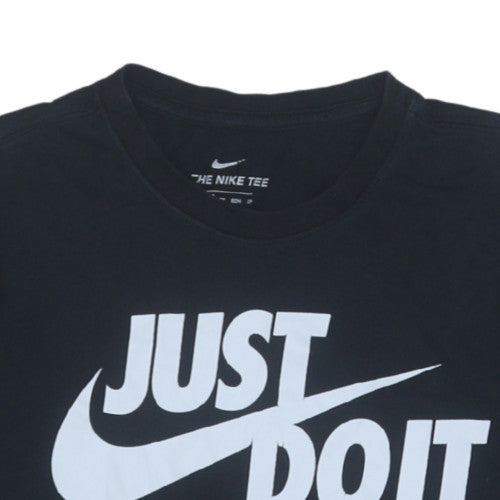Nike Men's Black XS Sports Graphic 'Just Do It' T-Shirt