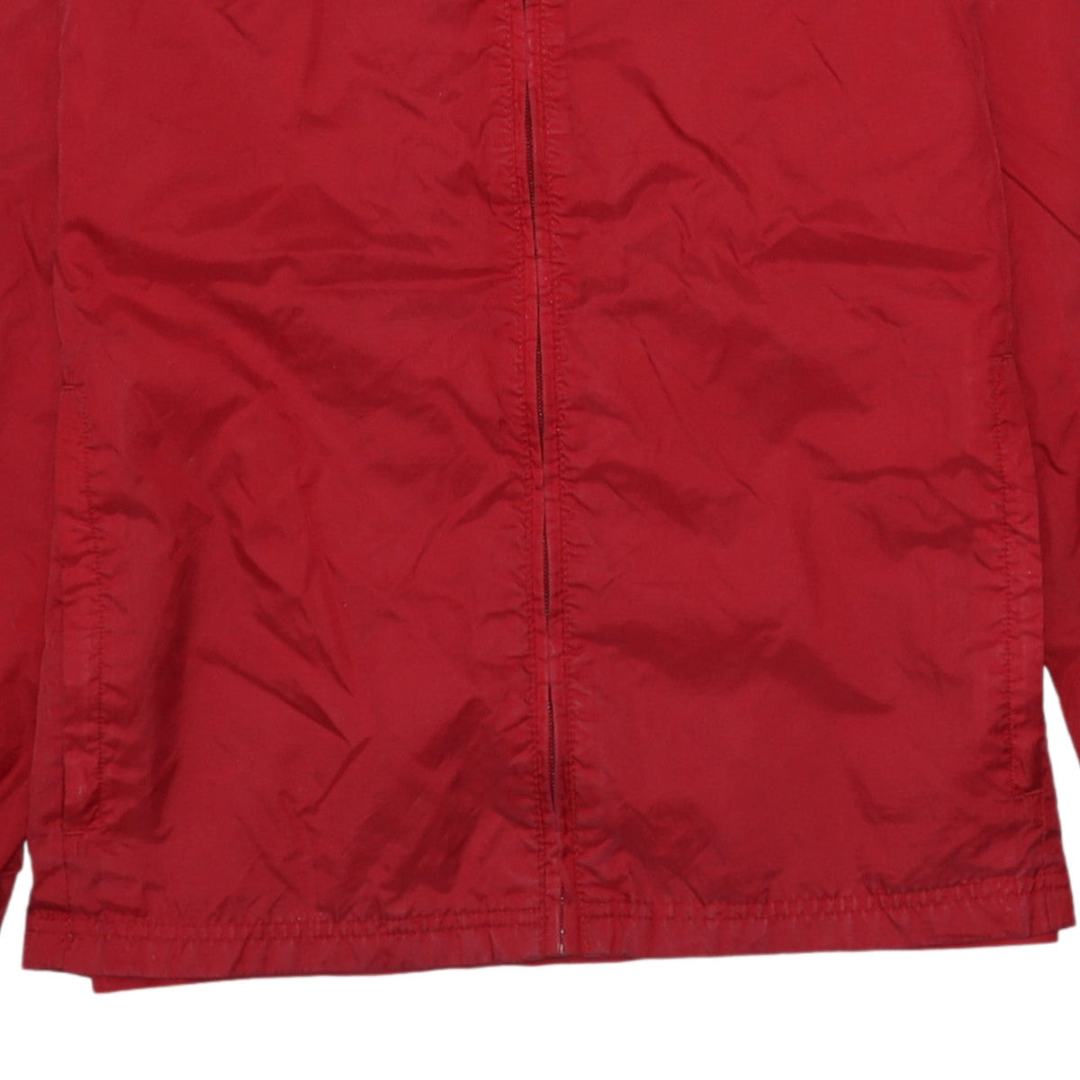 adidas Mens Red XS Lightweight Hooded Windbreaker Jacket