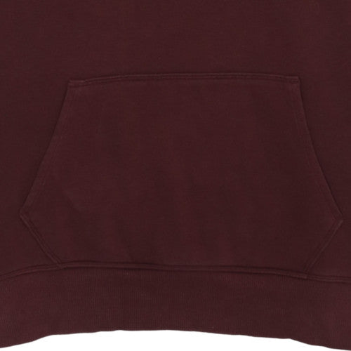 Under Armour Mens Burgundy Hoodie M Loose Fit Pullover Sweatshirt