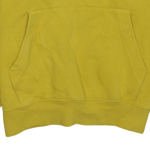 Nike Men's Yellow Pullover Hoodie Size S Fleece Sportswear