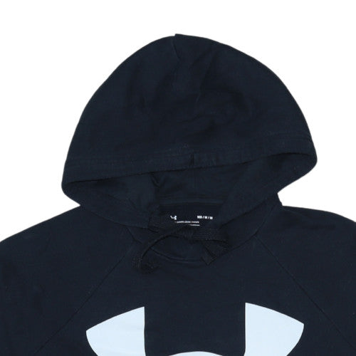 Under Armour Men's Black Pullover Hoodie Size M Sports Fleece