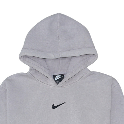 Nike Women’s Grey Pullover Hoodie Size L Cotton Blend Casual