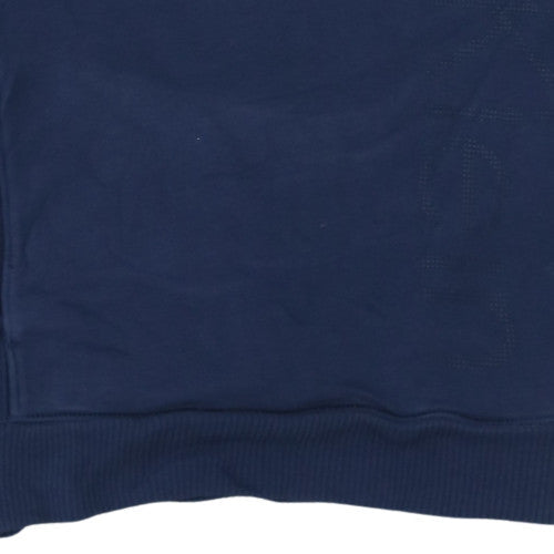 Calvin Klein Men's Blue Pullover Hoodie Small Cotton