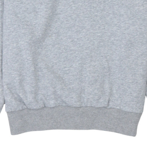 Adidas Women Grey & Lilac Crew Neck Long Sleeve Sweatshirt Size 8