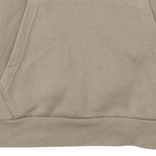 Puma Men's Beige XS Pullover Hoodie Graphic Logo Sweatshirt