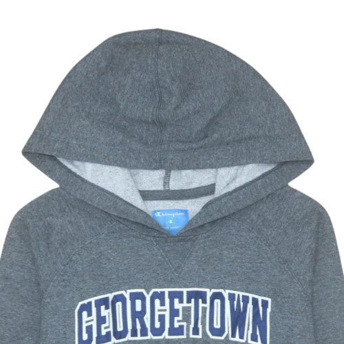 Champion Mens Grey Georgetown University Pullover Hoodie Size M