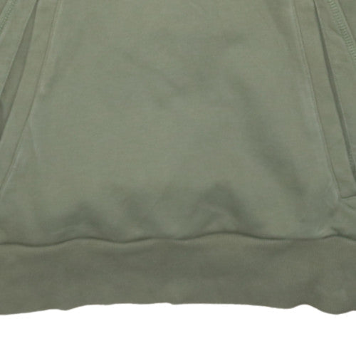 Puma Men’s Green XL Henley Hoodie with Logo Graphic Print